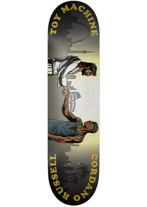 Toy Machine Unisex Russell Skate by Faith Skateboard Deck made by Toy Machine