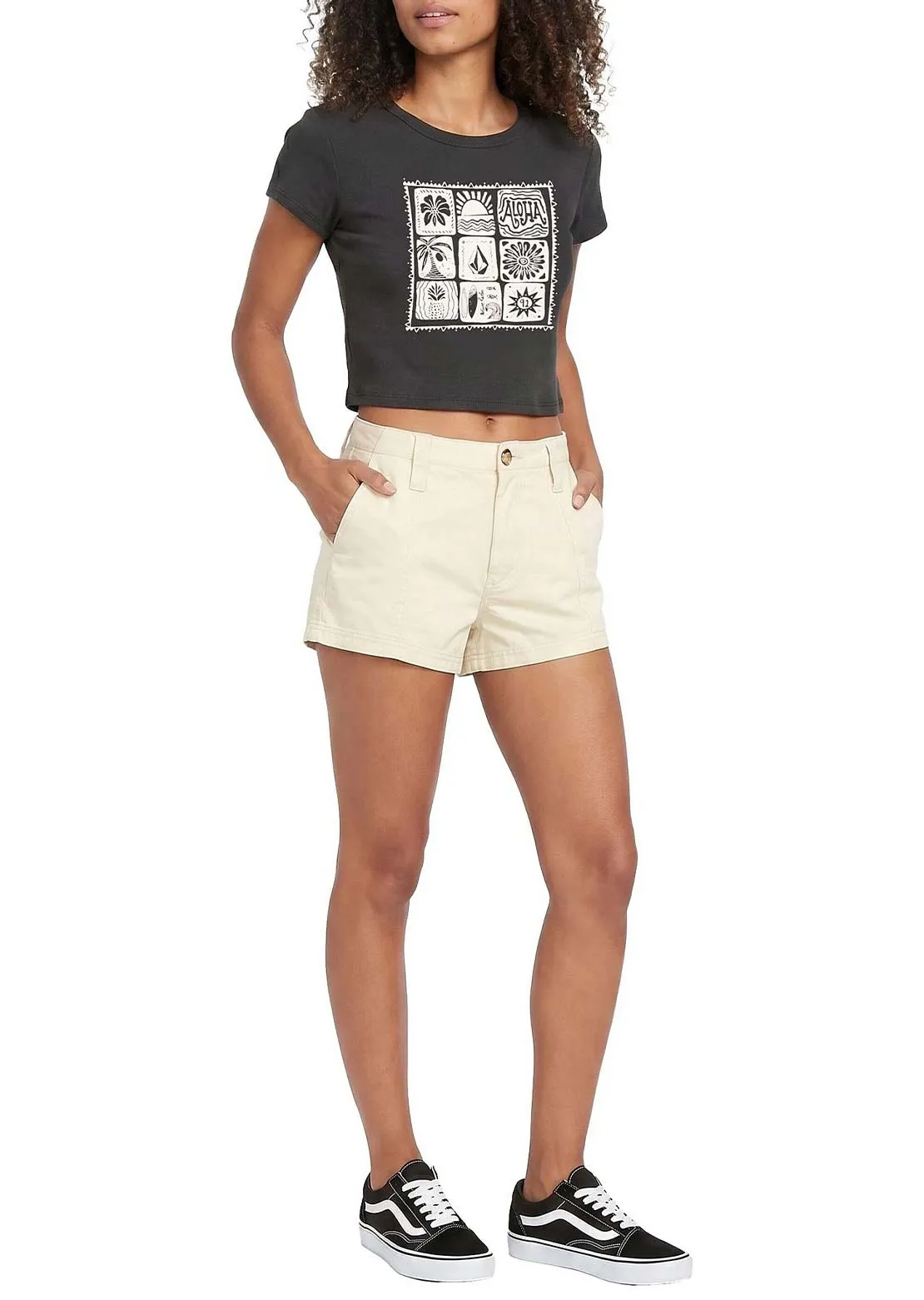 Volcom Women's Mahalo Code 1991 Mid T-Shirt sold by Prfo product image thumbnail 4