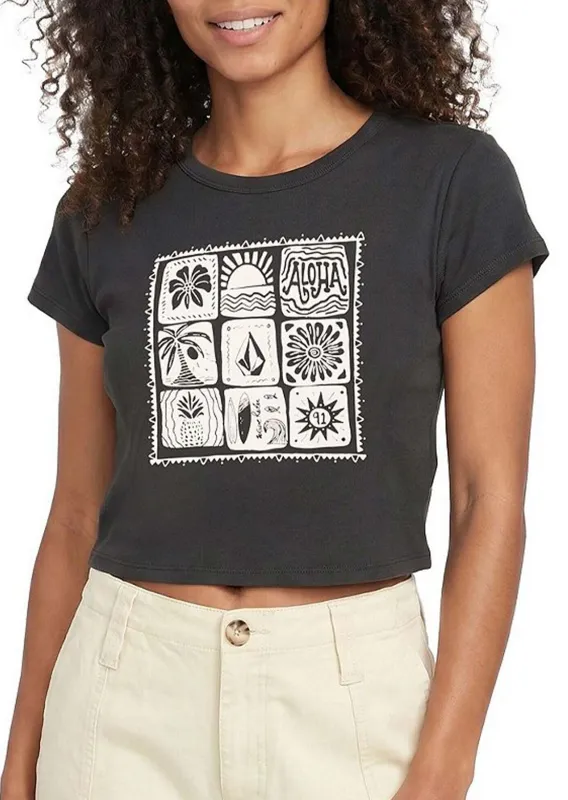 Volcom Women's Mahalo Code 1991 Mid T-Shirt made by Volcom
