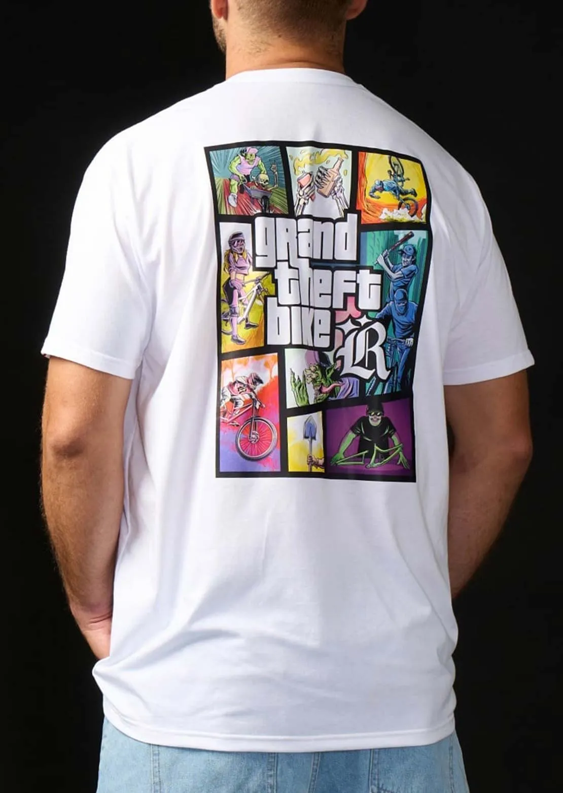 Loose Riders Unisex Grand Theft Bike T-Shirt sold by Prfo product image thumbnail 4