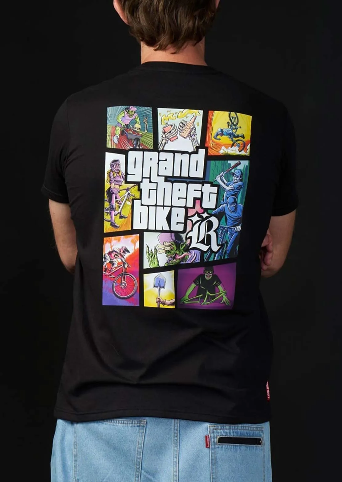 Loose Riders Unisex Grand Theft Bike T-Shirt sold by Prfo product image thumbnail 4