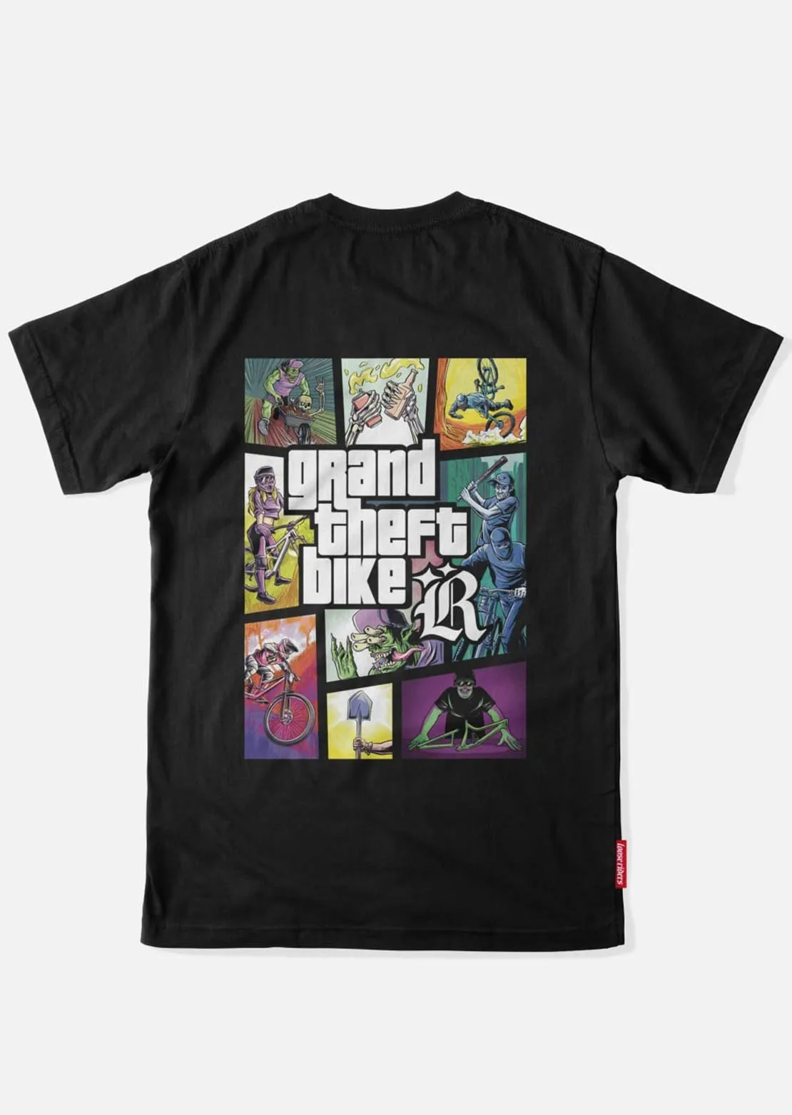 Loose Riders Unisex Grand Theft Bike T-Shirt sold by Prfo product image thumbnail 2