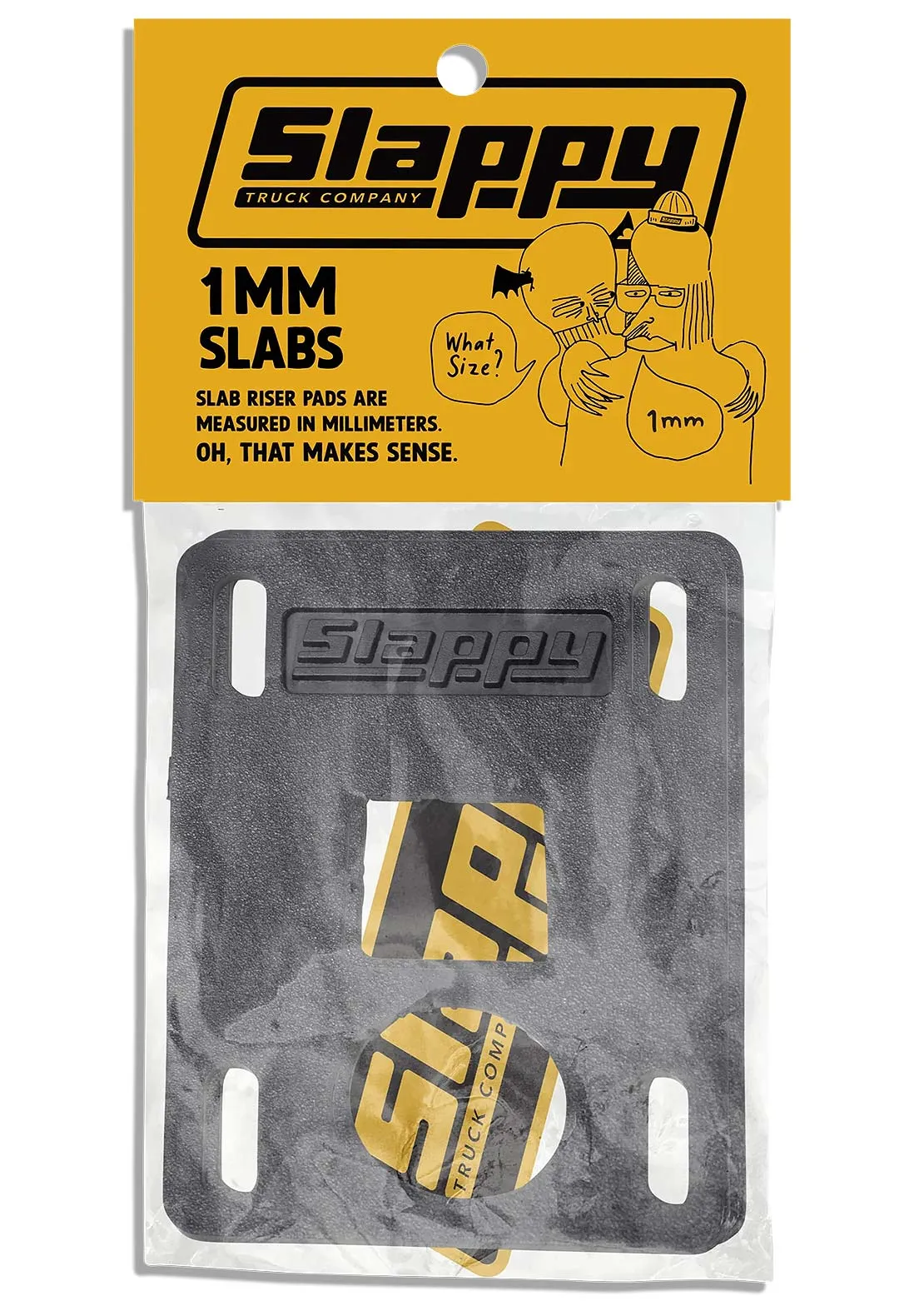 Slappy Unisex Slabs 1mm Skateboard Risers sold by Prfo