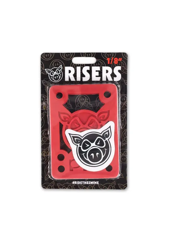 Pig Wheels Unisex 1/8" Hard Risers made by Prfo