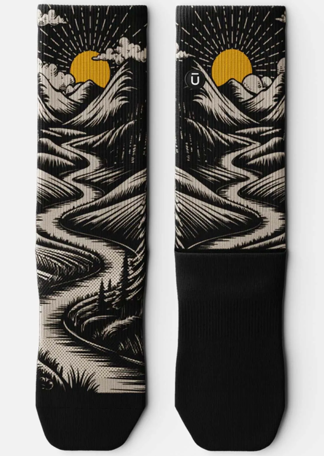 Outway Unisex Contrast Valley Crew Socks sold by Prfo