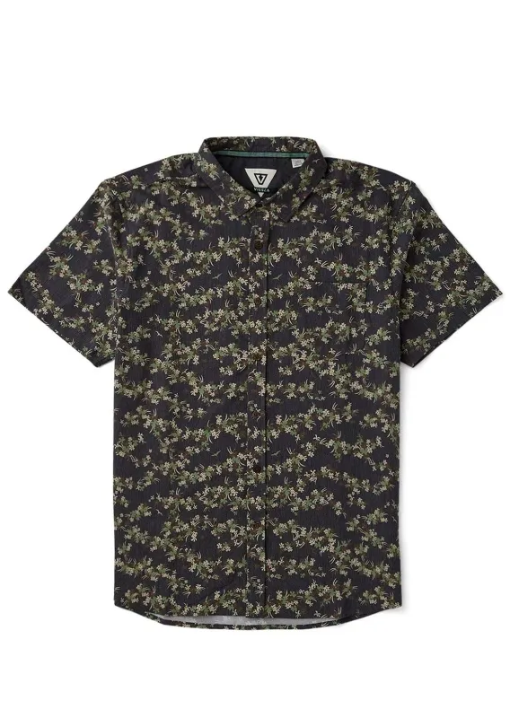 Vissla Men's Tropicanica Hybrid Eco Button Up Shirt made by VISSLA