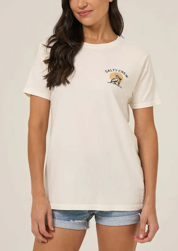 Salty Crew Women's Beach Hut Boyfriend T-Shirt made by Salty Crew