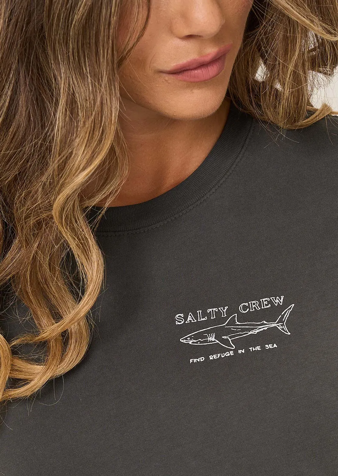 Salty Crew Women's Shark Anatomy Modern T-Shirt sold by Prfo product image thumbnail 3