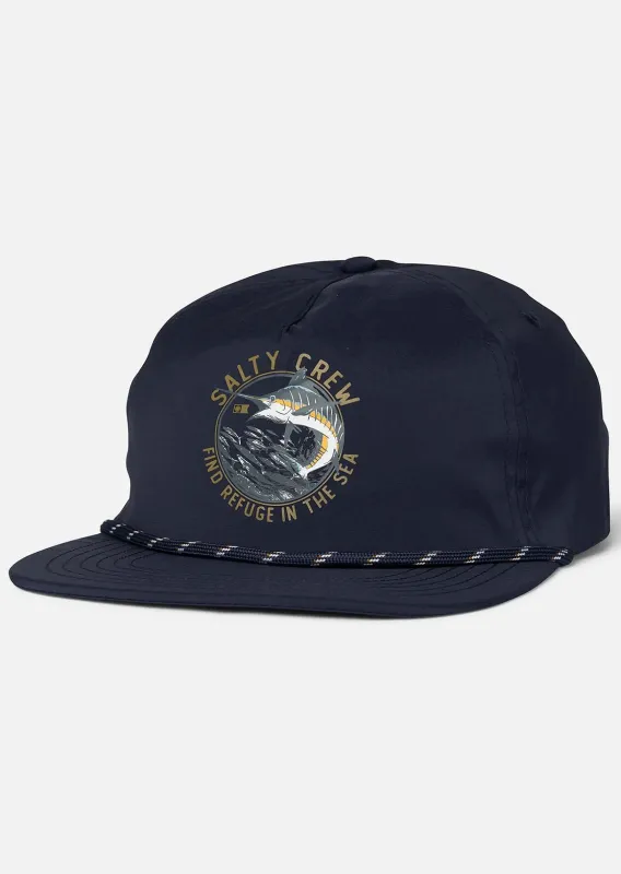 Salty Crew Men's Bow Line Snapback Cap made by Salty Crew