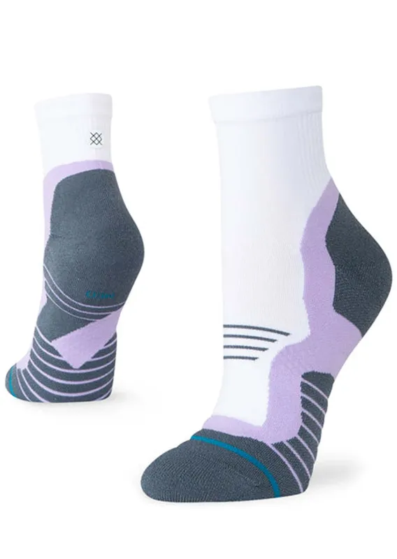 Stance Women's Run Pace Lt Quarter Socks made by Stance