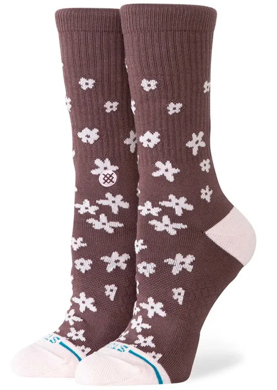 Stance Women's Floral Dreams Crew Socks made by Stance