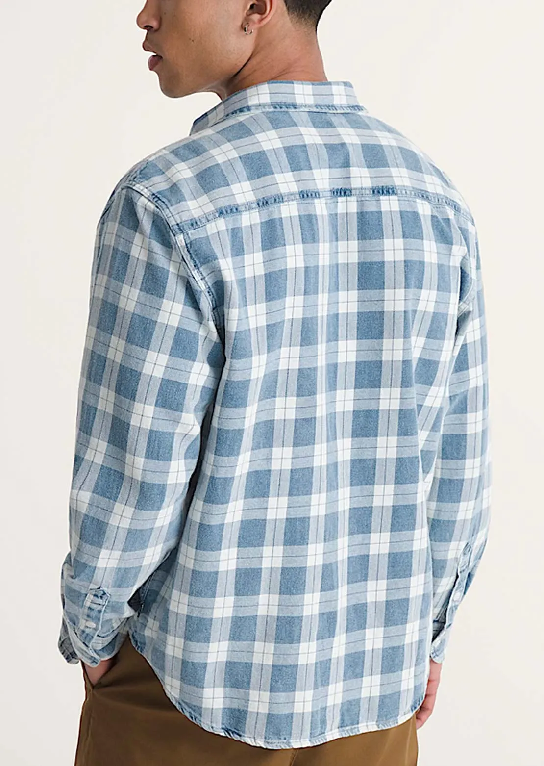 Vans Men's Lawson Vintage Indigo Long Sleeve Button Up Shirt sold by Prfo product image thumbnail 4
