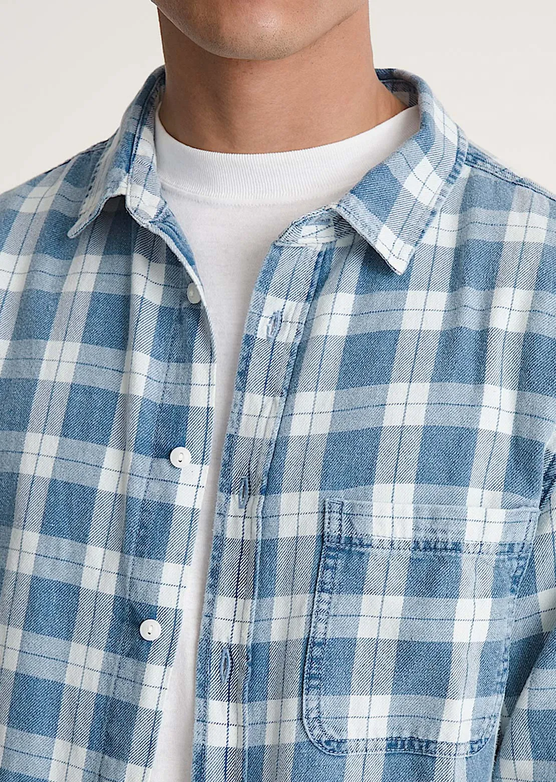 Vans Men's Lawson Vintage Indigo Long Sleeve Button Up Shirt sold by Prfo product image thumbnail 5