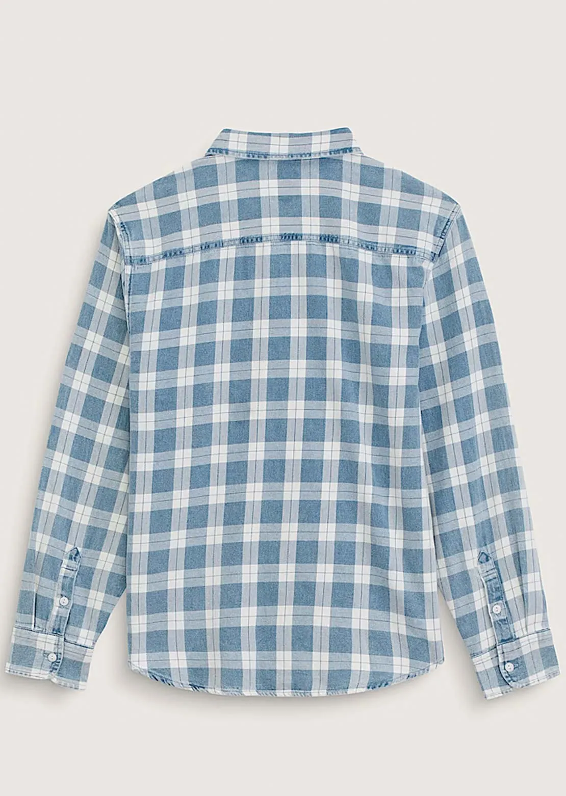 Vans Men's Lawson Vintage Indigo Long Sleeve Button Up Shirt sold by Prfo product image thumbnail 2