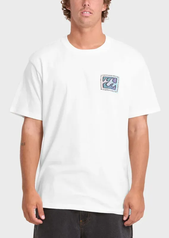 Billabong Men's Crayon Wave Premium T-Shirt made by Billabong