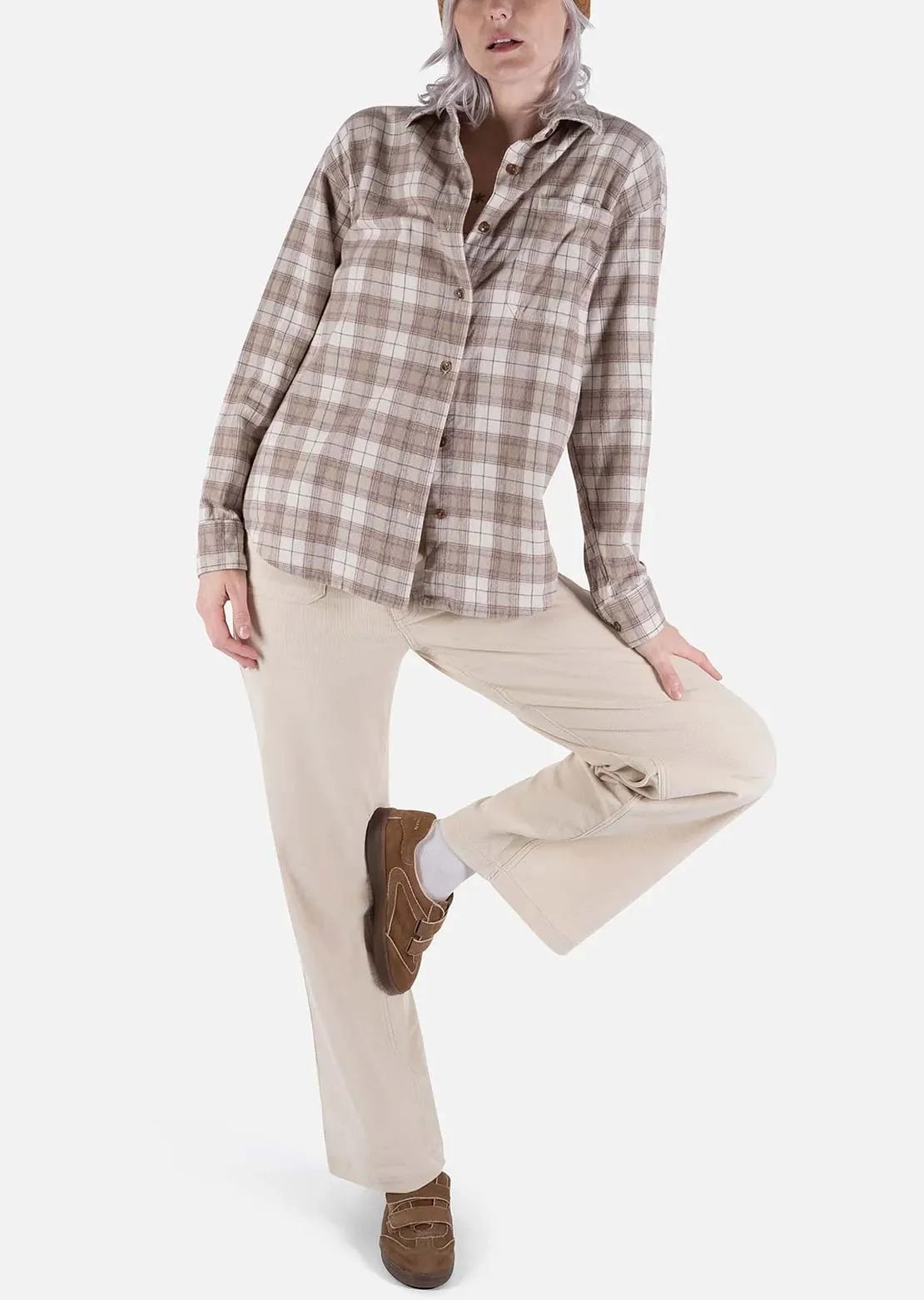Jetty Women's Wander Flannel Button Up Shirt sold by Prfo product image thumbnail 4