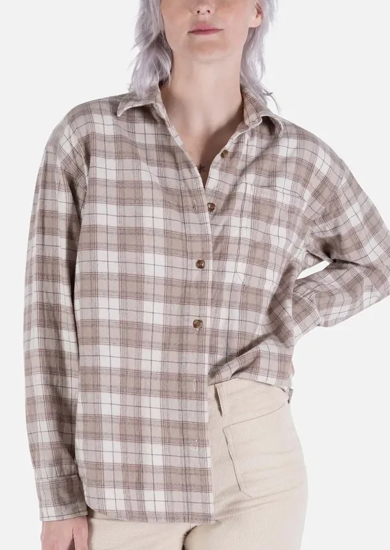 Jetty Women's Wander Flannel Button Up Shirt made by JETTY
