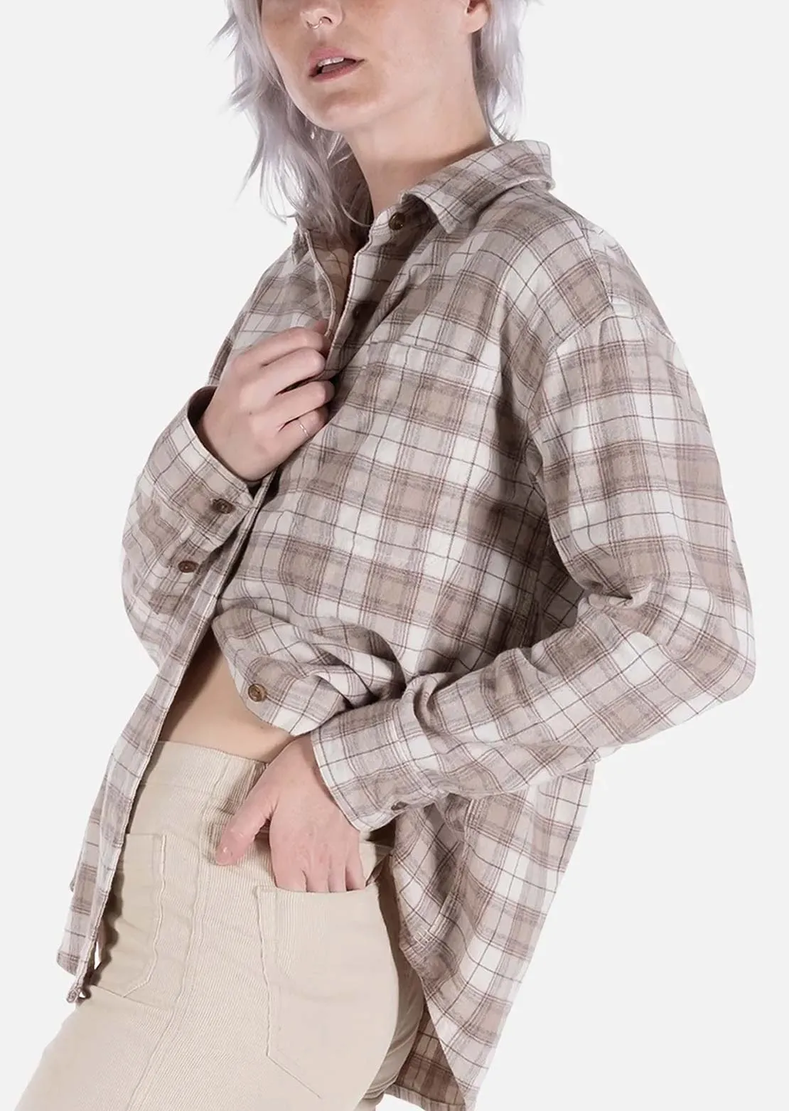 Jetty Women's Wander Flannel Button Up Shirt sold by Prfo product image thumbnail 2