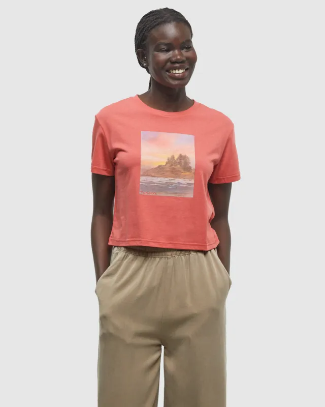 Breakwater Crop T-Shirt made by tentree