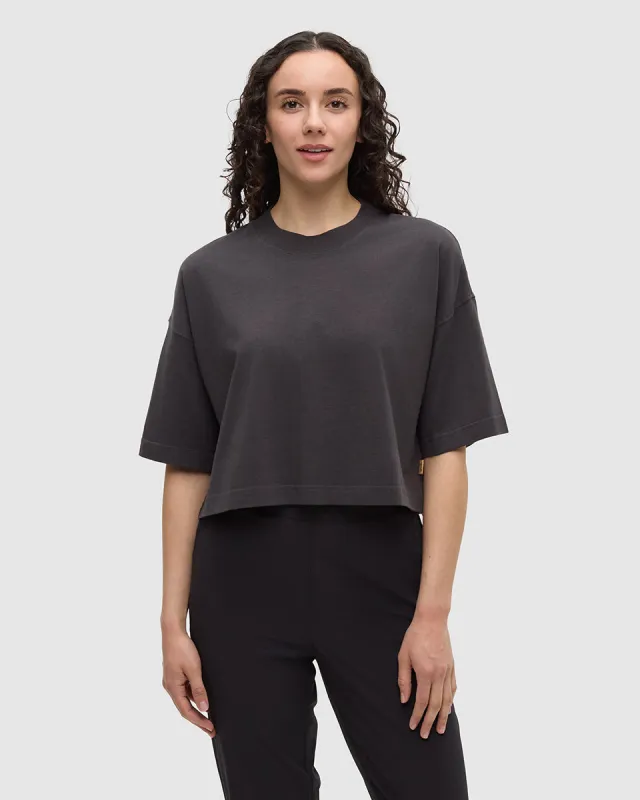 Laurelwood Crop T-Shirt made by tentree