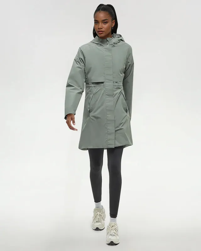 Nimbus Long Rain Jacket made by tentree