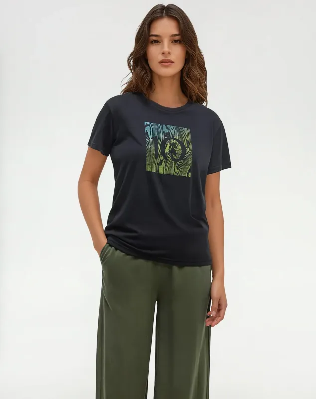 Restoration Woodblock T-Shirt made by tentree
