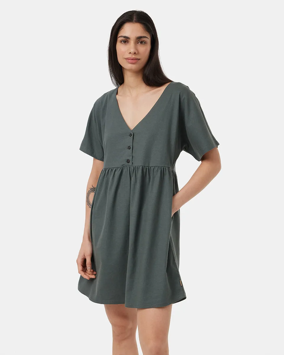 Hemp Button Front Swing Dress sold by Prfo product image thumbnail 2