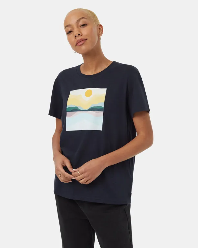 Tentree Women's Artist Series Oasis T-Shirt made by tentree