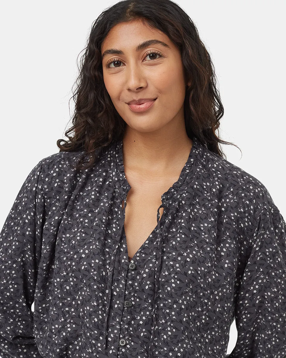 EcoWoven Crepe Smocked Blouse sold by Prfo product image thumbnail 4