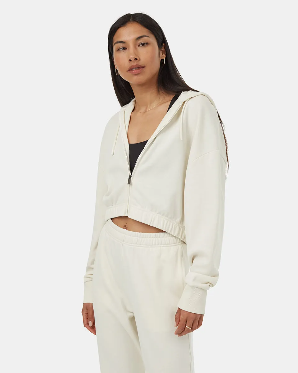 TreeTerry Oversized Cropped Zip Hoodie sold by Prfo