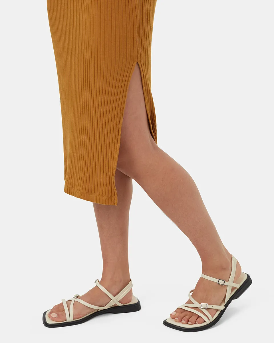 Rib Square Neck Dress sold by Prfo product image thumbnail 4