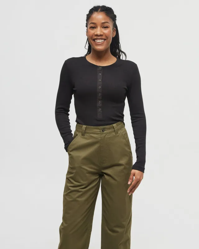 Rib Snap Placket Henley made by tentree