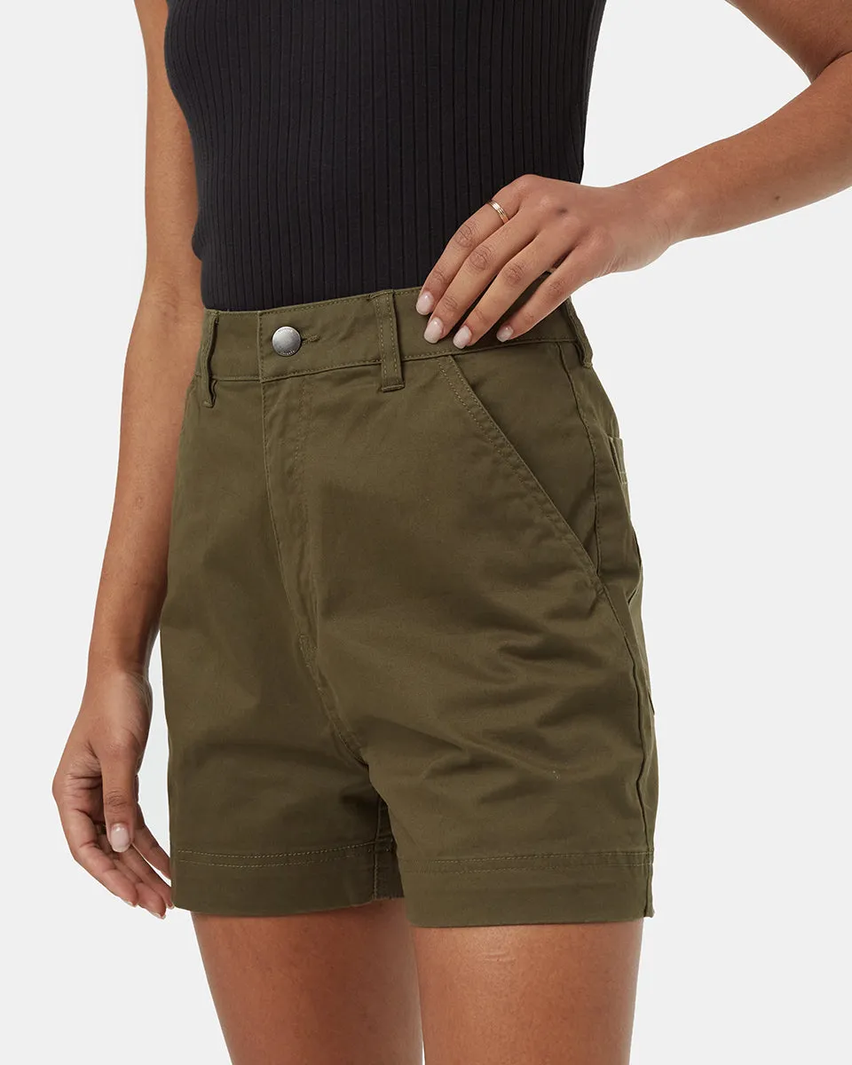 Twill High Waist Short sold by Prfo product image thumbnail 4