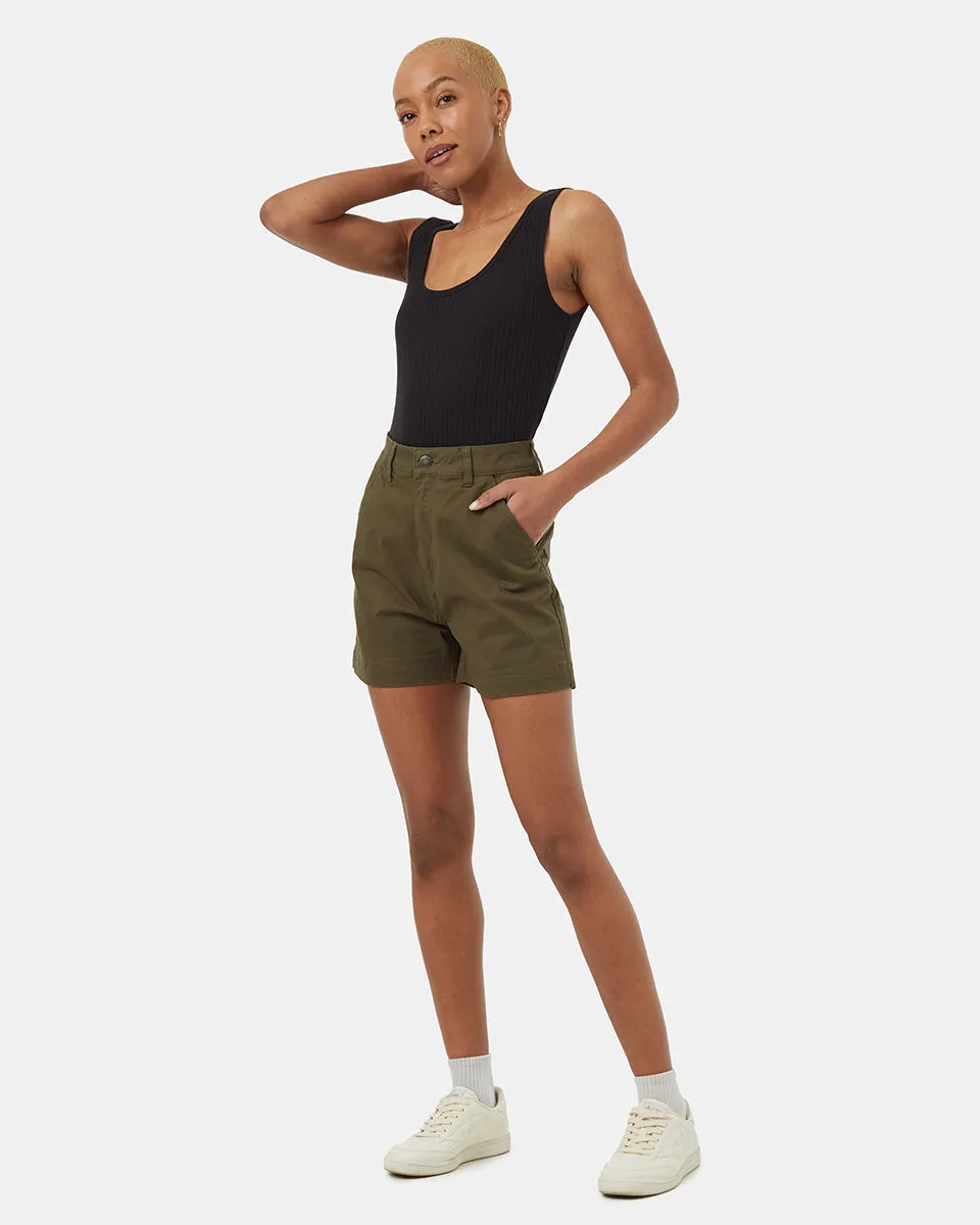 Twill High Waist Short sold by Prfo product image thumbnail 2