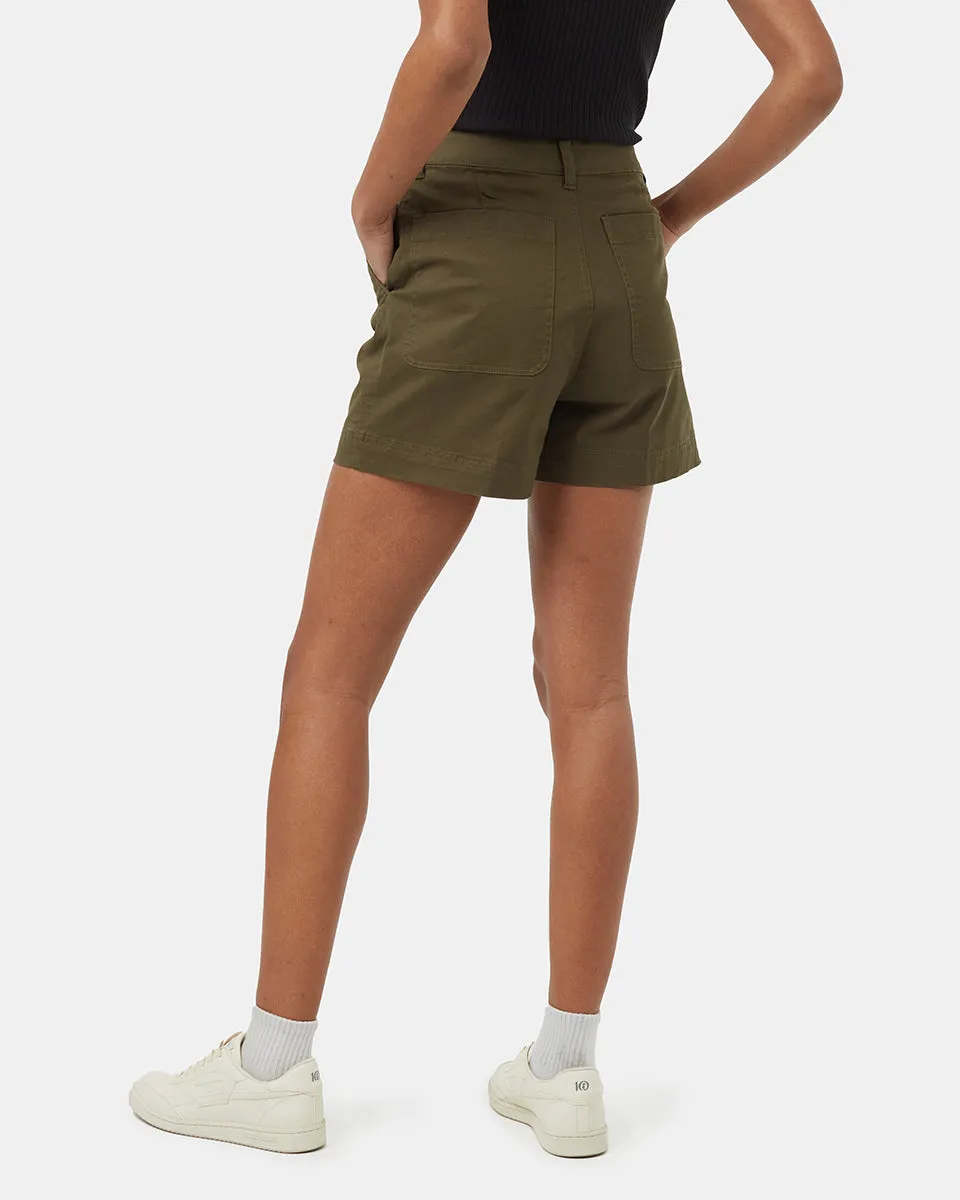 Twill High Waist Short sold by Prfo product image thumbnail 3