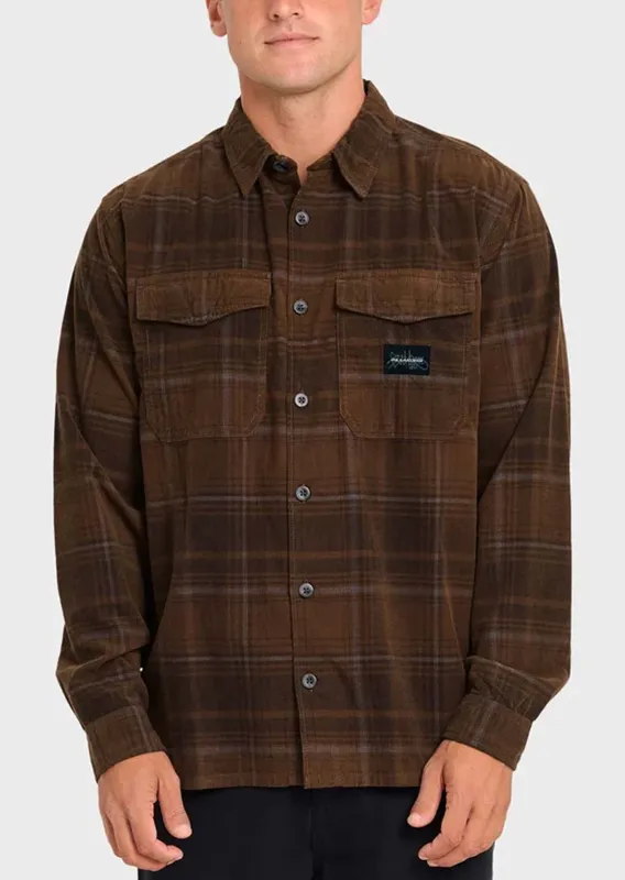 Billabong Men's Bad Dog Long Sleeve Button Up Shirt made by Billabong