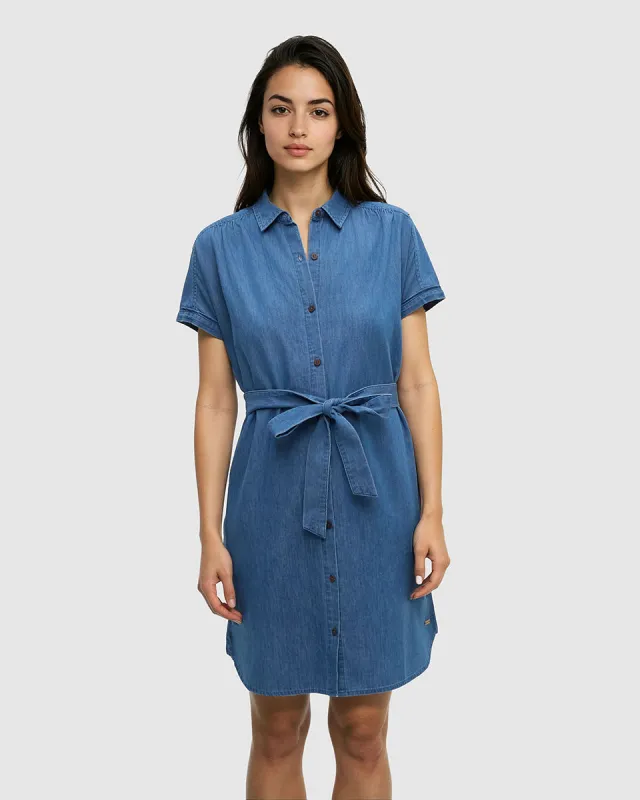 Denim Tern Dress made by tentree