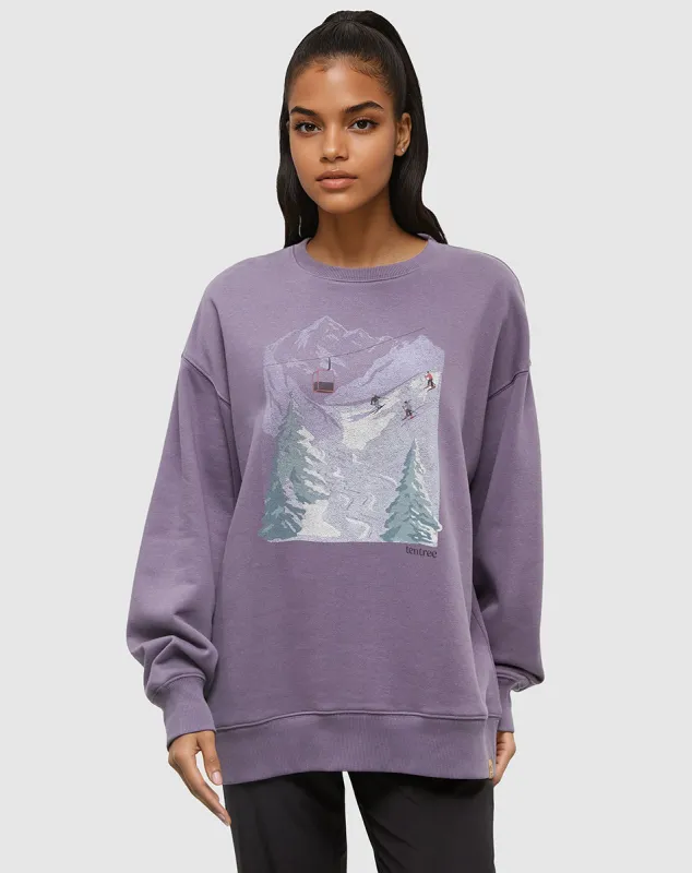 Alpine Oversized Crew made by tentree