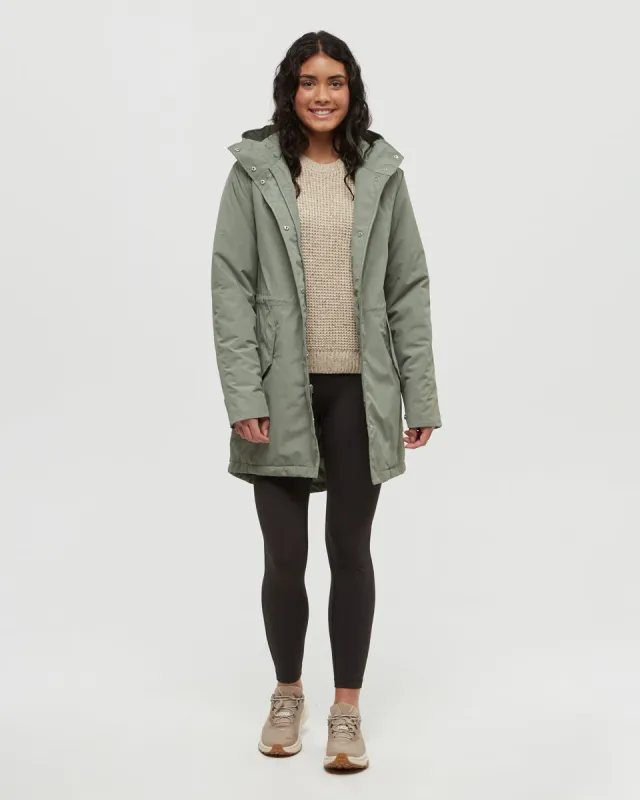 Nimbus Insulated Rain Jacket made by tentree