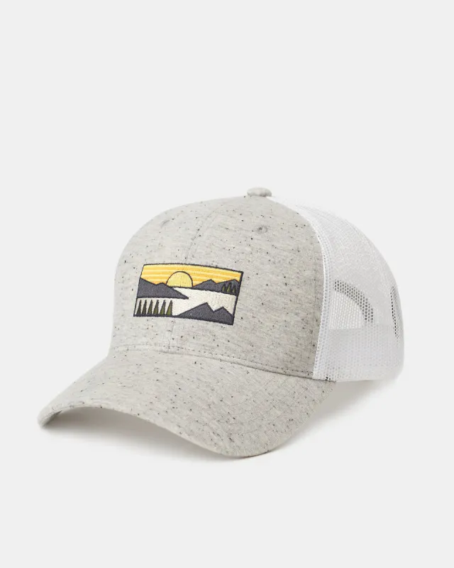 Sunrise Fleck Jersey Elevation Hat made by tentree
