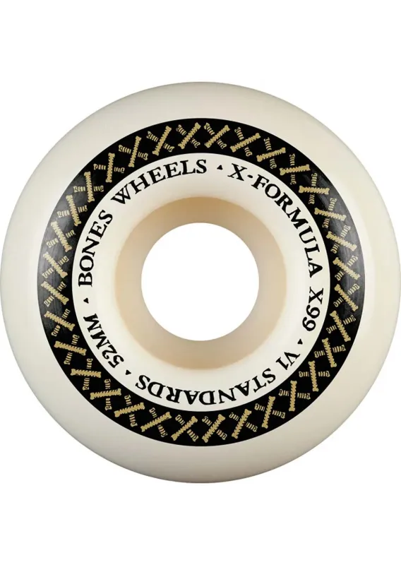 Bones XF Standards V1 99A Skateboard Wheels made by Prfo