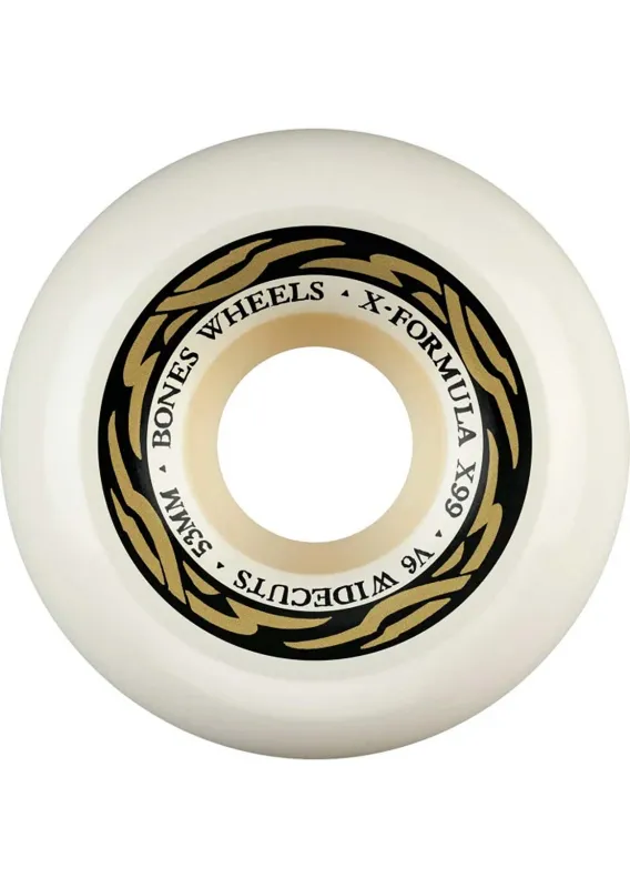 Bones XF Widecuts V6 99A Skateboard Wheels made by Prfo