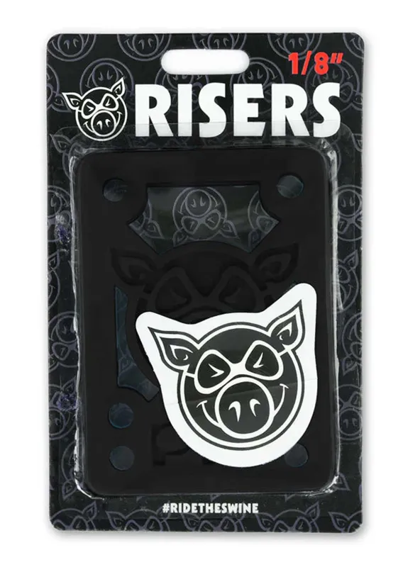 Pig Wheels Piles Hard Risers made by Prfo