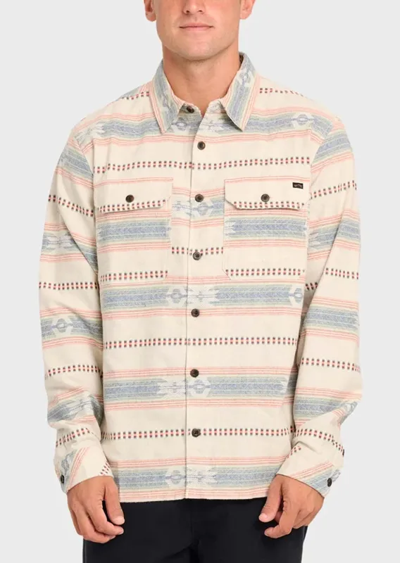 Billabong Men's Offshore Jacquard Flannel Button Up Shirt made by Billabong