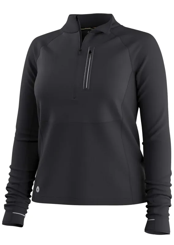 Smartwool Women's Active Fleece Wind 1/2 Zip Long Sleeve made by Smartwool
