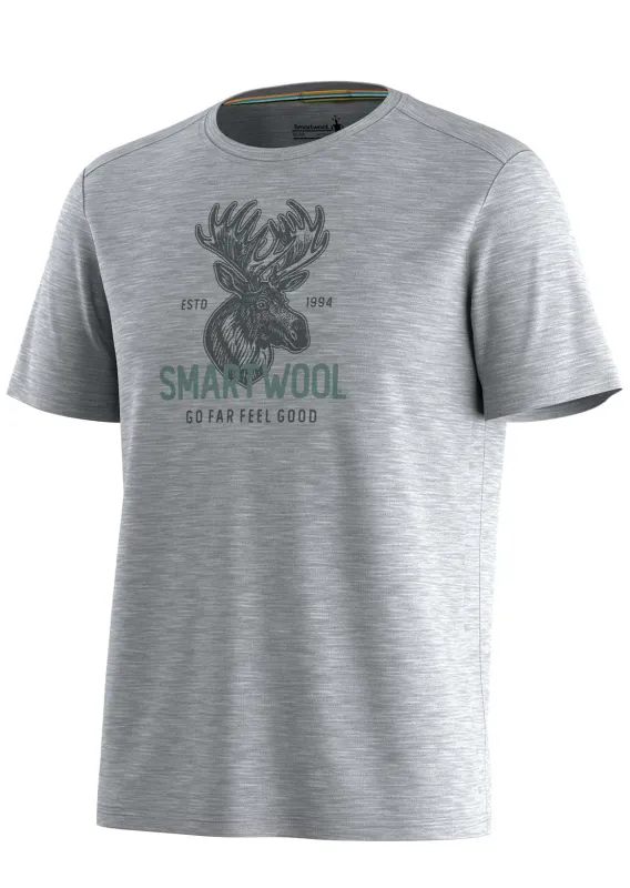 Smartwool Men's Moose Mode Active Graphic T-Shirt made by Smartwool