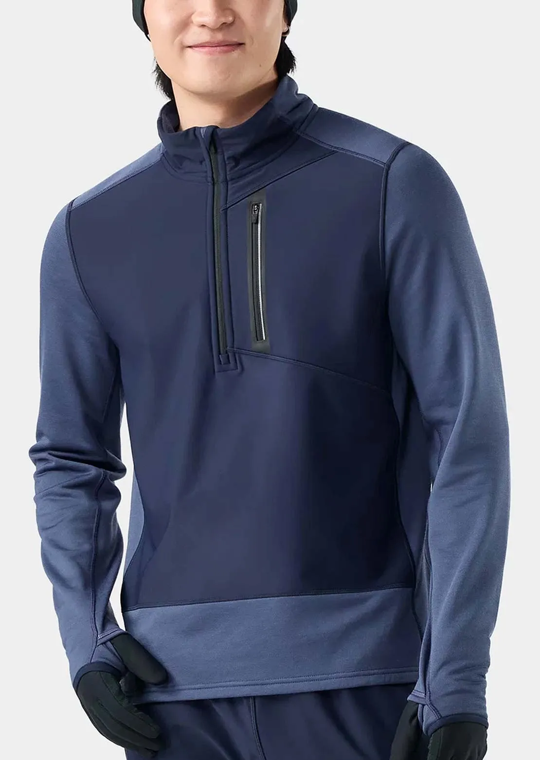 Smartwool Men's Active Fleece Wind 1/2 Zip Long Sleeve sold by Prfo product image thumbnail 2