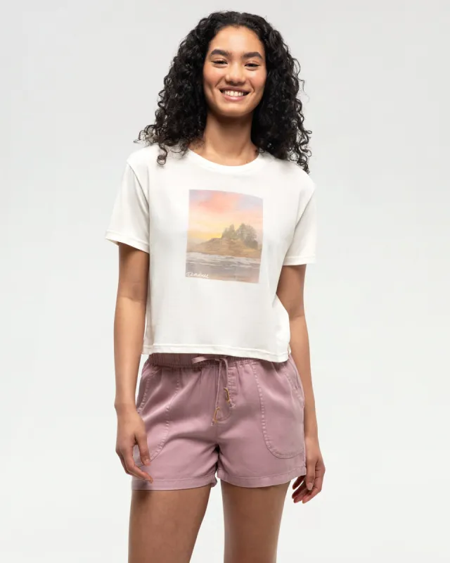 Tentree Women's Breakwater Crop T-Shirt made by tentree