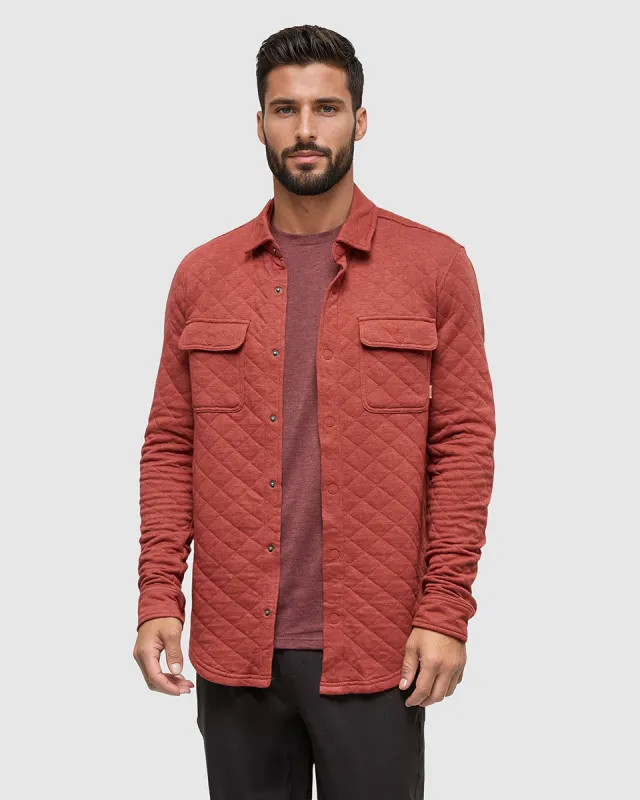 Tentree Men's Quilted Colville Overshirt made by tentree