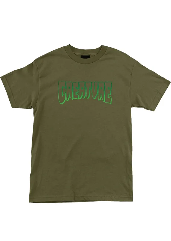 Creature Unisex Logo Outline T-Shirt made by Prfo
